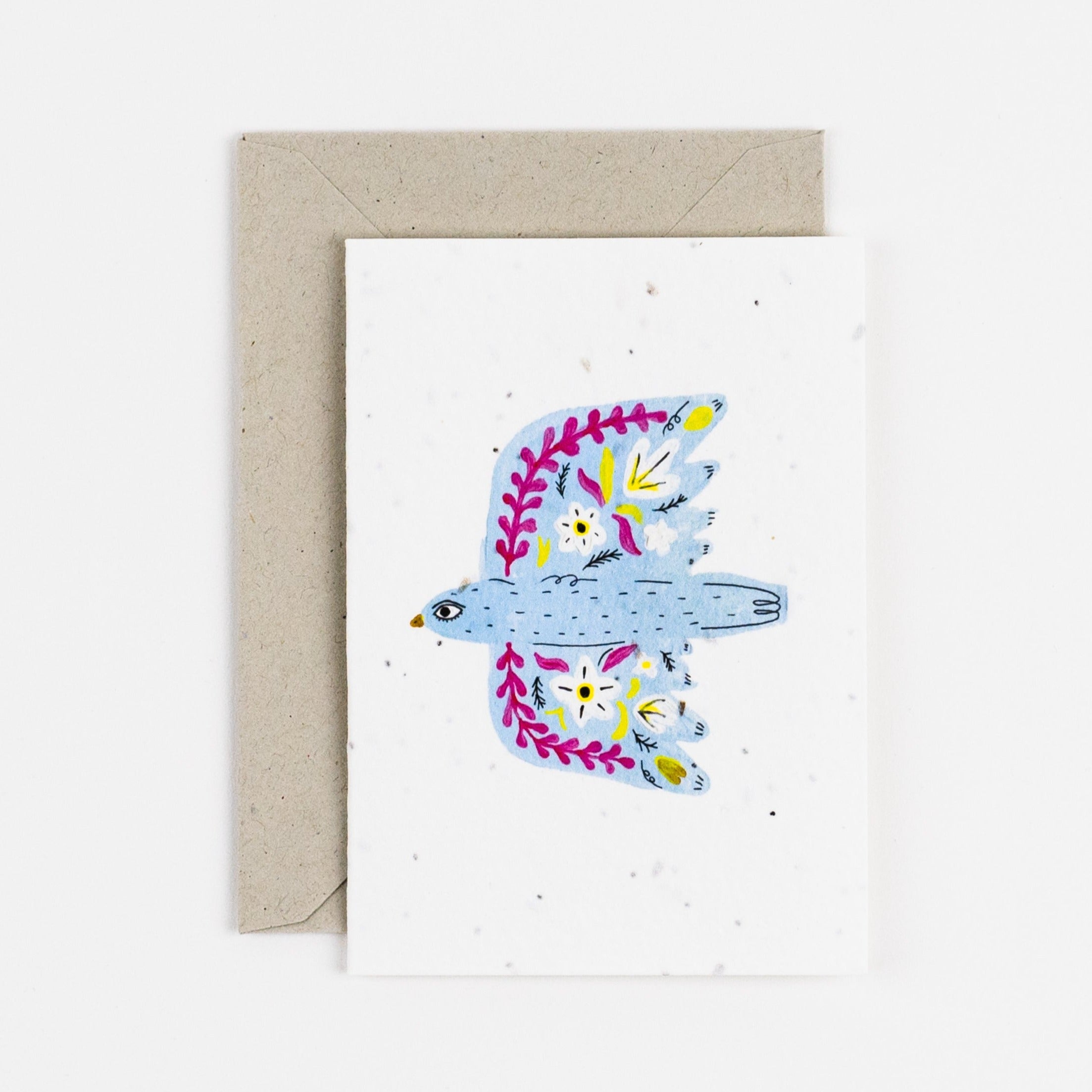 Blue Bird Notelet